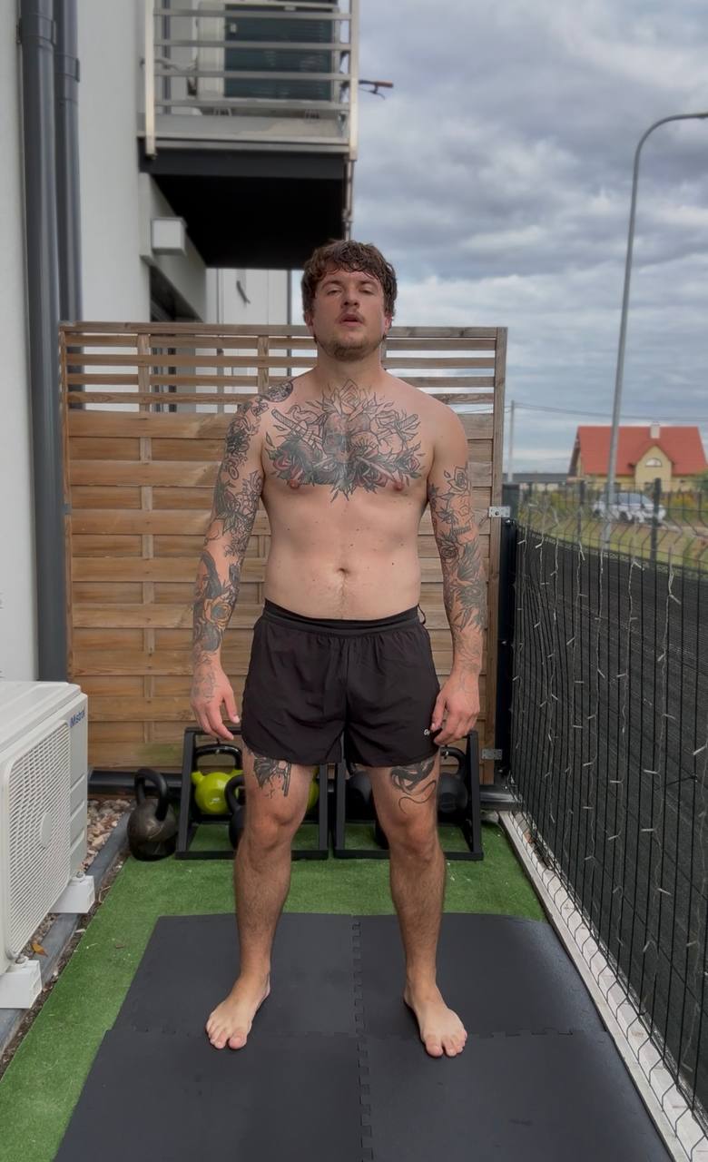 After — one month