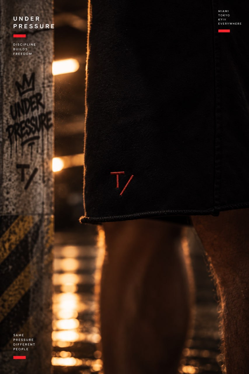 TRSV T/V shorts embroidery
